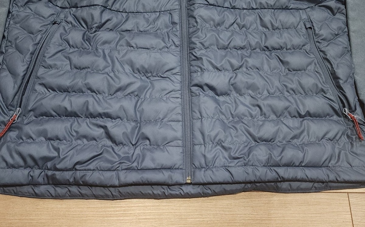 Veste Columbia Homme Omni Heat – 2XL Bleu, Hybride Puffer, Capuche (neuve)