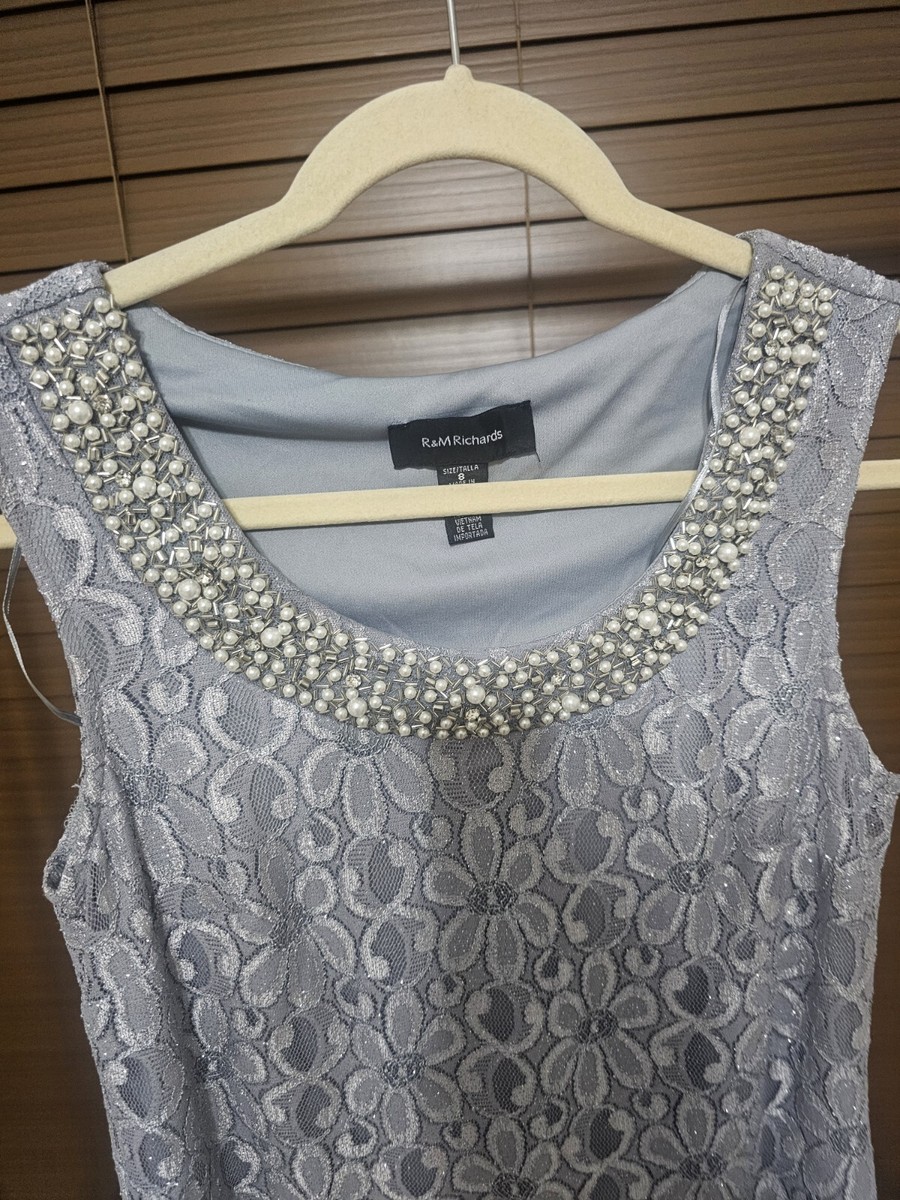 R&M RICHARDS Embellished Lace Sheath Dress & Jacket Sz8 $119 | eBay