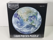 Earth Moon 1000 Piece Puzzle High Quality New