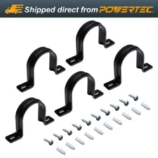 POWERTEC 70319 Hangers for 2-1/2" Dust Collection Hose and Pipe, 5 PK