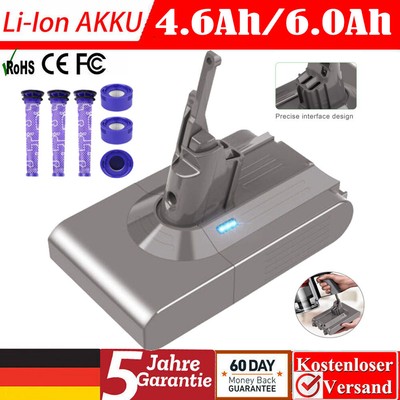 21.6V Akku für Dyson V8 SV10 Absolute V8 Animal V8 Absolute V8 Motorhead Filter
