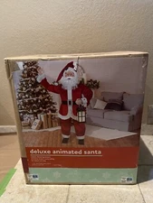 New In Box 5 Foot Singing Santa Claus 60 Inches Deluxe Animated
