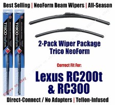 2-Pack Super-Premium NeoForm Wipers fit 2016+ Lexus RC200t & RC300 - 16240/180