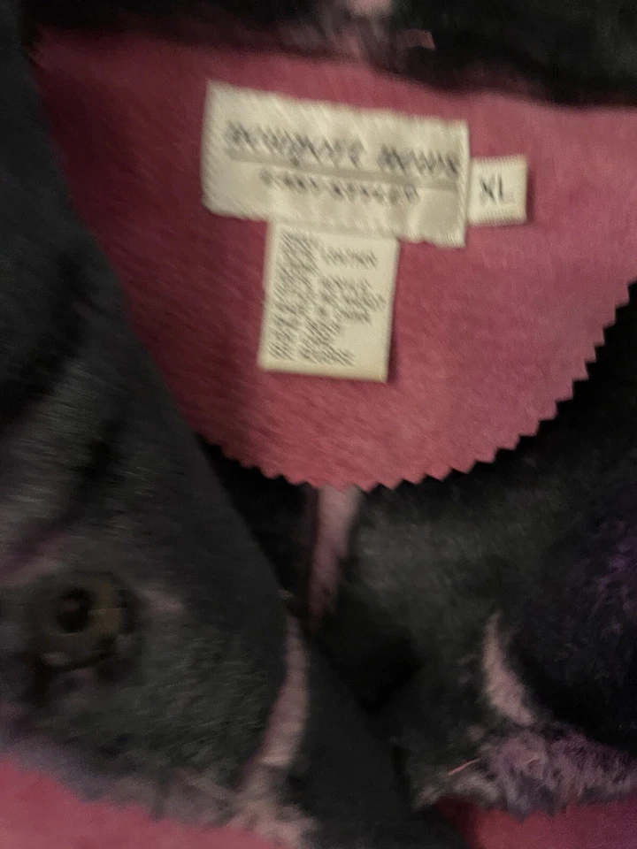 Abrigo De Colección Newport News Estilo Fácil Cuero Con Capucha Piel Sintética Talla XL Usado Foto 2 de 4