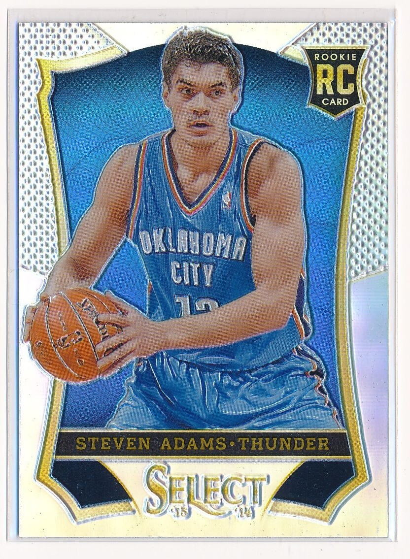 2013-2014 Panini Select Basketball Card Steven Adams #195 Thunder OKC Rookie RC