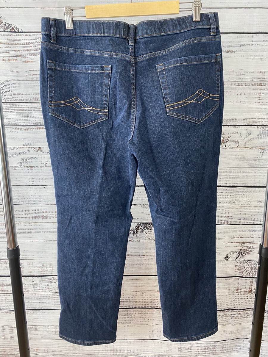 Jeans D & Co Pour Femme - Taille 16P (Petite) - Coupe Bootcut - Occasion En Très Bon état