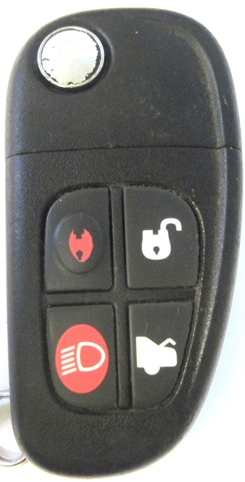Mando a distancia sin llave Jaguar abatible coche llavero control FCC ID CWTWB1U243 interruptor hoja Foto 4 de 4