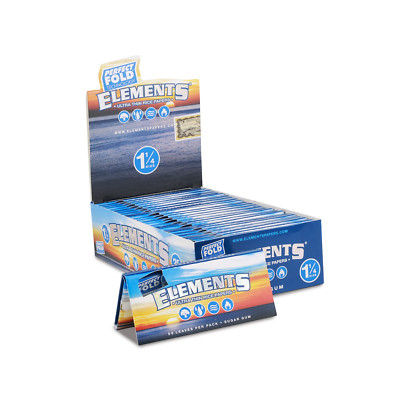 Elements Perfect Fold 1 1/4 Rolling Papers | Full Box 25 Ct