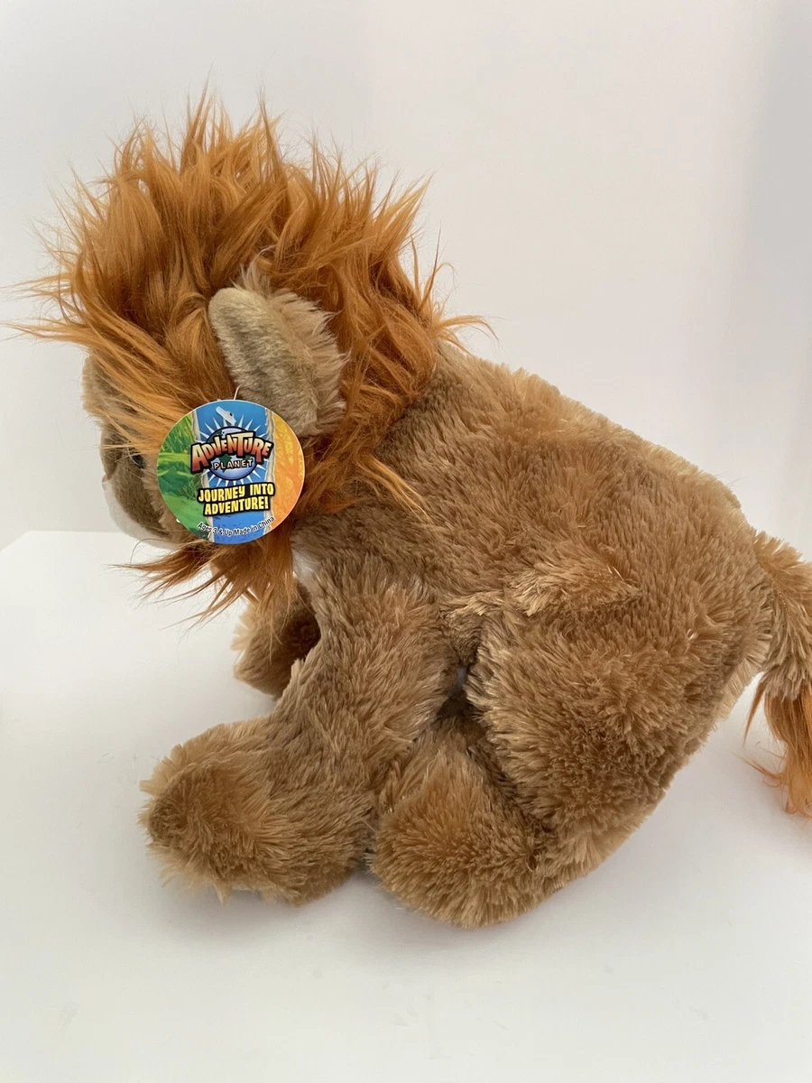 Adventure Planet Plush Animal Den LION New With Tags Stuffed Animal Toy NWT