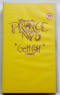 PRINCE VHS  Get off  Feat. New Power Generation + 3 Previously Unreleased Videos