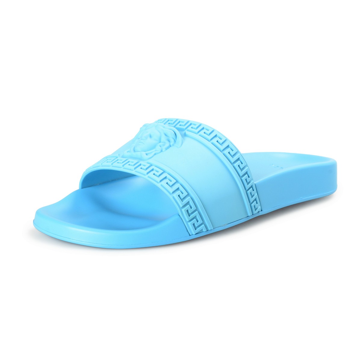 【VERSACE】Medusaレザースライド La Medusa Sliders | VERSACE US