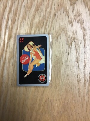 1995 Coca Cola Girl 5 Minute Phone Card Sprint Numbered 915/4560
