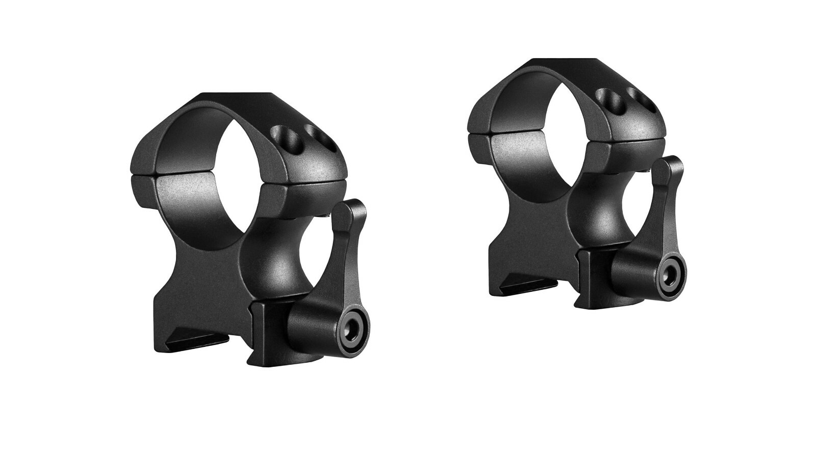 Hawke Precision Steel 1"" High Weaver & Picatinny Scope Mount Rings Quick Release