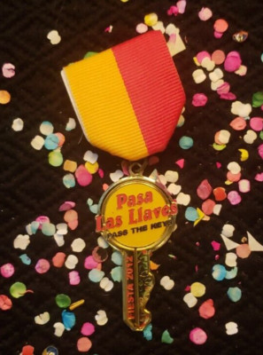 MADD Pasa Las Llaves Pass The Key 2012 Fiesta Medal
