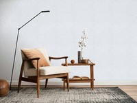 Vliestapete Beton Optik Industrial Einfarbig Cremeweiß Grau 82428 (3,03€/1Qm)