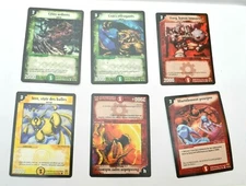 LOT OF 6 DUEL MASTERS CARDS IMAGE GAME VIGNETTE STYLE PANINI TRADING CARD GAME