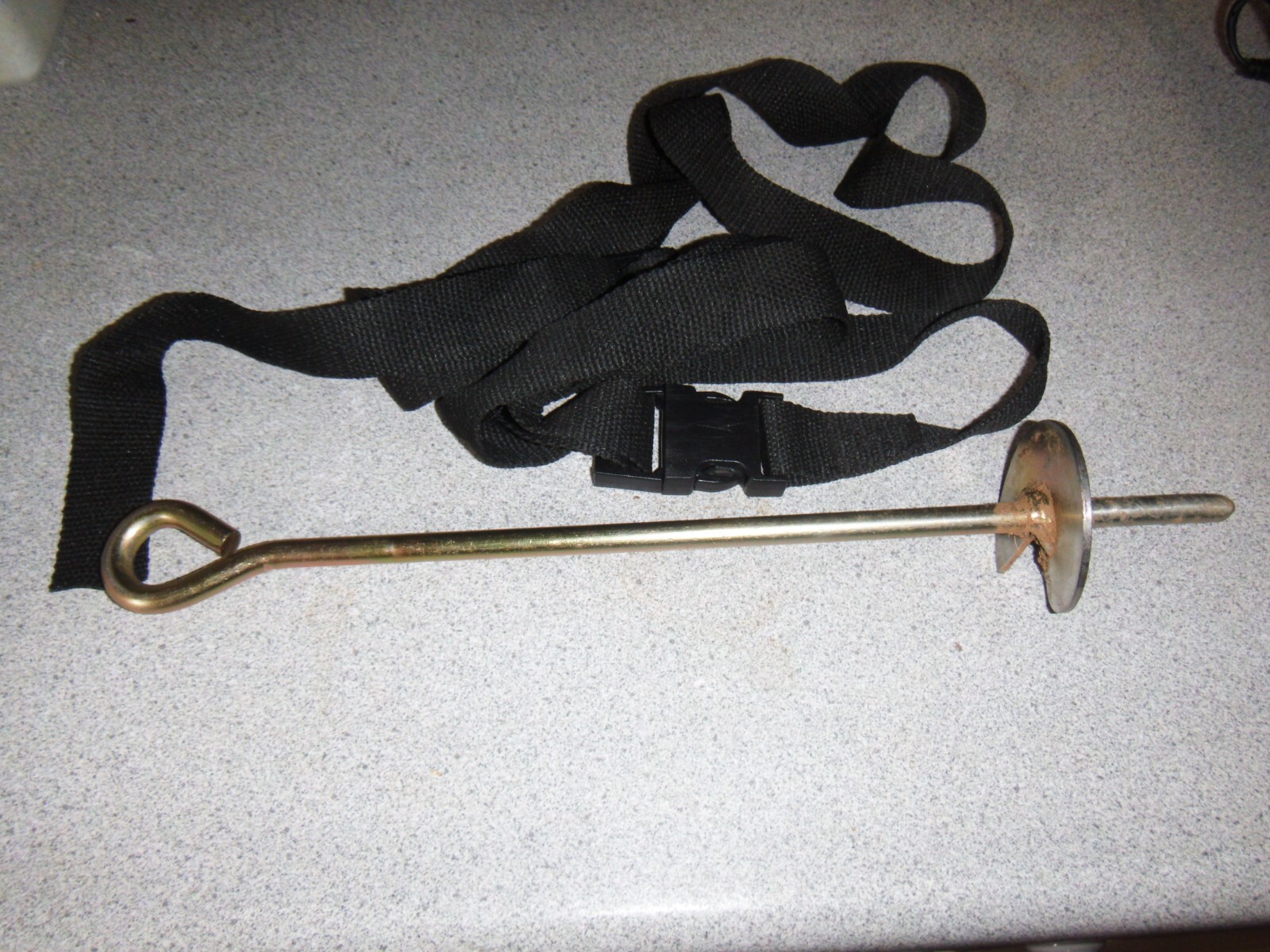 Rebo Base Jump 8FT Trampoline with Halo II Enclosure with anchor kit