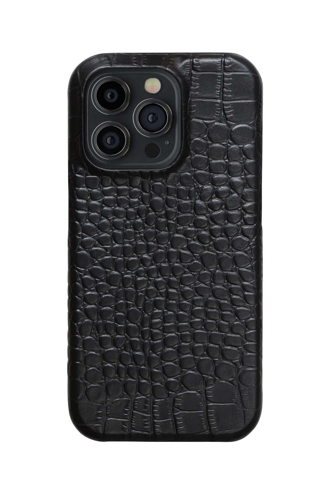 iPhone 16 Pro Crocodile Leather Case with MagSafe - Black-image
