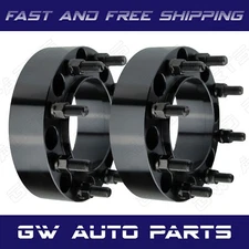 2 PC 2 " Hub Centric Wheel Spacers 8x6.5 to 8x6.5 Studs 14x1.5 Fit Chevy Hummer