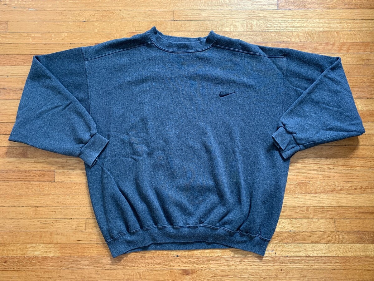 90s VINTAGE NIKE CREWNECK SWEATSHIRT GRAY MEN SZ XL 1990s 90s VINTAGE NIKE CREWNECK SWEATSHIRT GRAY MEN SZ XL 1990s