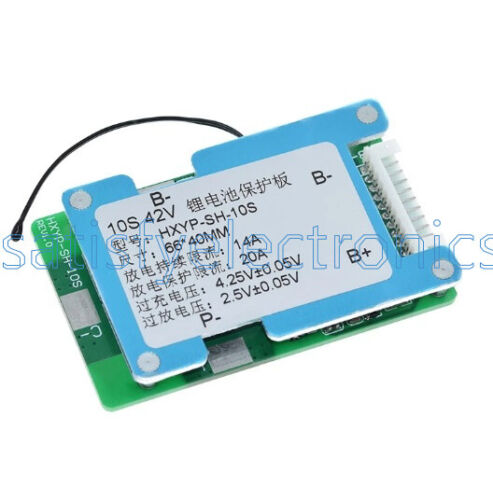 10S 15A 42V BMS Polymerzelle 18650 Lithium Batterieschutzplatine mit Balance - Bild 4 von 5