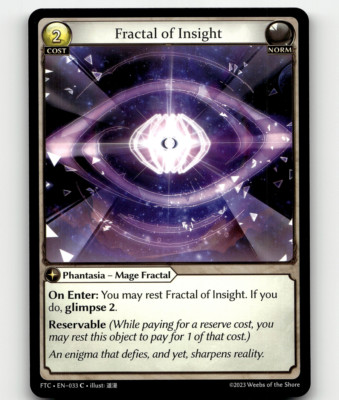 Grand Archive TCG Fractal of Insight - Fractured Crown | eBay