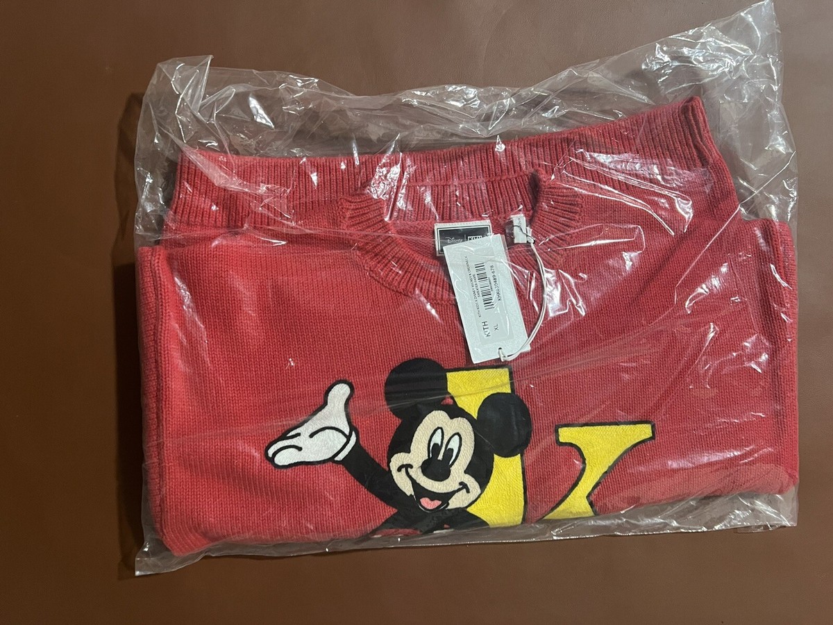 Disney Kith Kids for Mickey & Friends Mickey K Crewneck Sweater in 