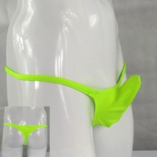 K495B Mens Rocket Thong string Bulge Low Rise Upward Forward Soft Jersey