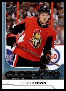 2017-18 Upper Deck Young Guns Logan Brown Ottawa Senators #217
