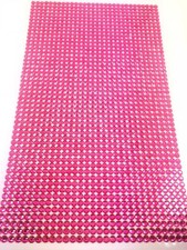 CraftbuddyUS1500 BULK Sheet 5mm CERISE SelfAdhesive Diamante Stick on Rhinestone