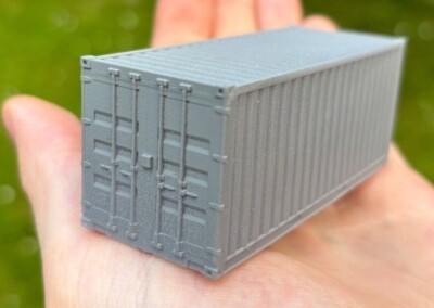 20ft Schiffscontainer Spur 00 Modelleisenbahn. Fester Verschluss. Hohl. Gratis Versand