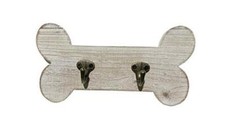 Vintage Style Dog Bone Hook Wall Mounted Coat Rack Rustic Wall Hanging Leash