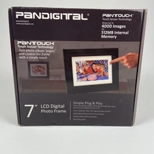 Pantouch By Pandigital 7” LCD Digital Photo Frame 4000 Images