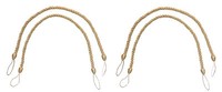 DÉCopro Zier-Raffhalter Seil Tieback Farbe# A2 Creme Elfenbein (2 Paare Set 4)