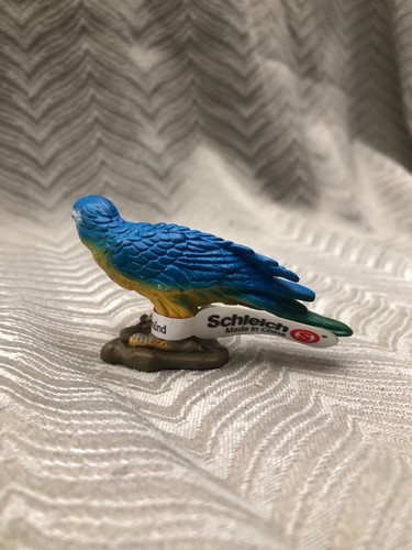 Schleich 14188 Blue Macaw/Green Tail w/tag Retired - Picture 2 of 2