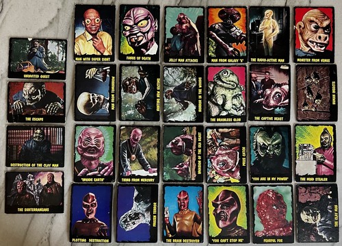 1964 Topps Outer Limits Trading Card Starter Deck - 28 Cards ( Vintage ...