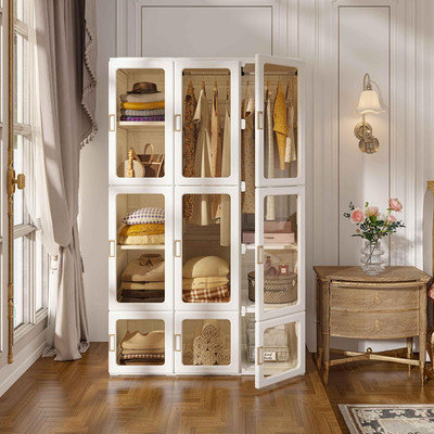 ANTBOX Portable Wardrobe Closet Storage Organizer for Clothes,Suitable for Livin