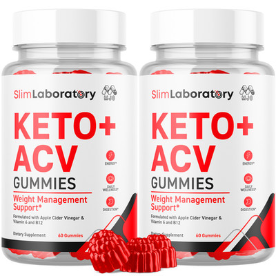 (2 Pack) Slimlaboratory ACV Gummys Vitamin Max Supplement Formula 120 Gummies