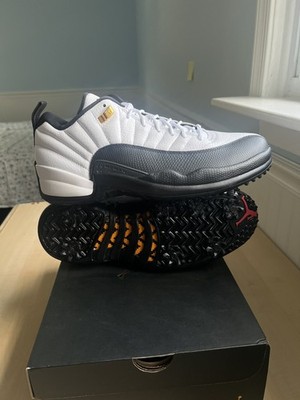 Nike Air Jordan XII 12 Retro Low Black White Golf Mens Sz 11 DH4120-100 New AJ12