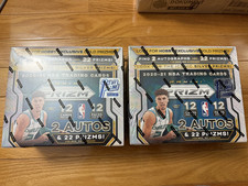 BRAND NEW Lot of 2 2020-21 Panini NBA Prizm FOTL First off the Line Hobby Box