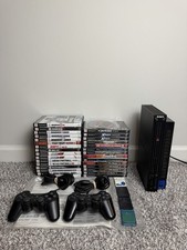 sony playstation 2 console  30 Game  4 Memory Gard