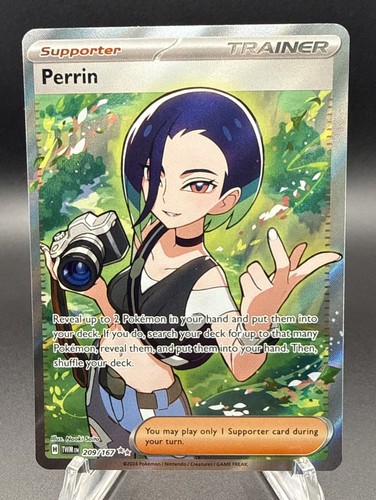 Perrin Holo Ultra Rare Full Art Twilight Masquerade 209/167 NM English Card TWM