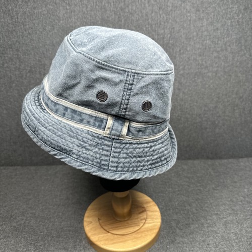 Zkapz Denim Bucket Hat L/XL Hat Cap Blue - Gem