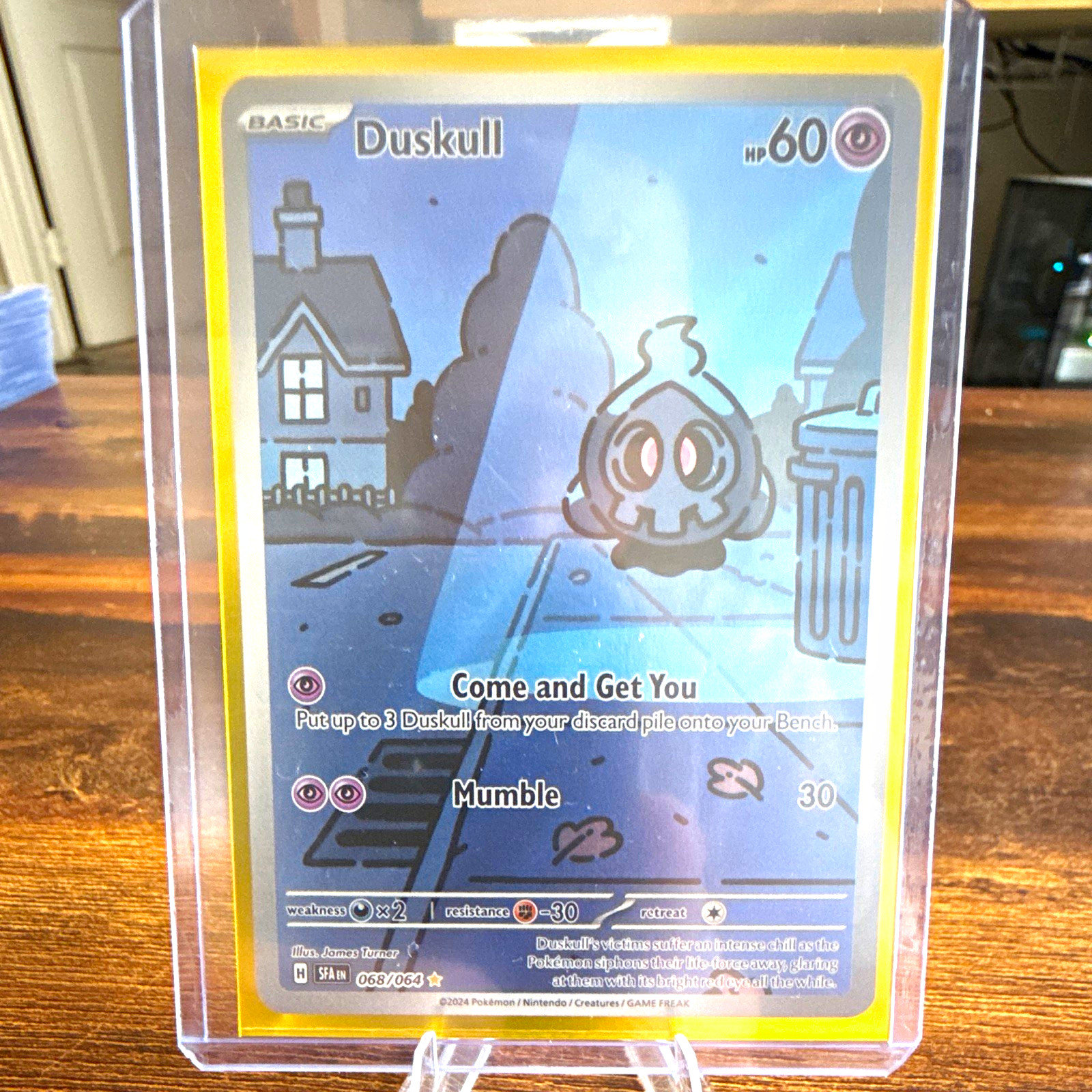 Duskull Illustration Rare 068/064 Sv: Shrouded Fable Holo