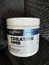 Transparent Labs Creatine Monohydrate HMB Unflavored 210g New 12/2026