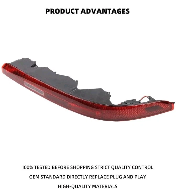 Dasbecan Rear Bumper Reflector Tail Light Fog Lamp Compatible with Audi Q7... - Image 4 of 4