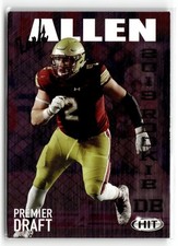 Zach Allen 2019 SAGE HIT Boston College Eagles #89