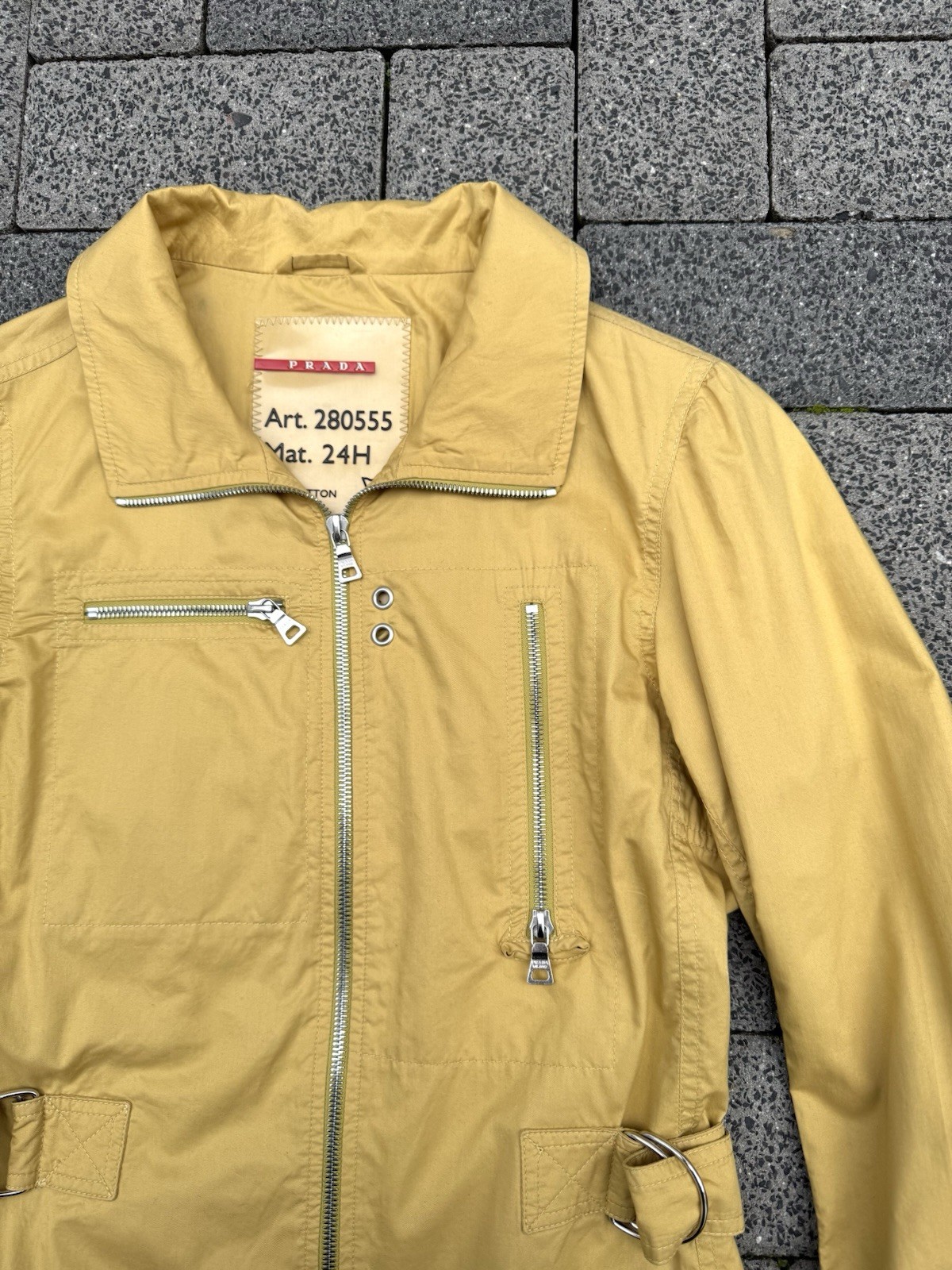 Prada Leather Jacket Shearling Leather Biker Jack… - image 5