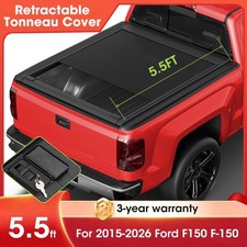 5.5ft Bed Retractable Low-profile Tonneau Cover for 2015-2026 Ford F150 F-150 US