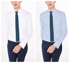 GANT DIAMOND G Men's Fitted Luxe Solid Twill Shirt 385007 Size 39 225 NWT